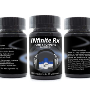 Buy INfinite Rx Party Poppers Macrodosing Mushrooms Capsules Online | Magic Mushrooms Dispensary