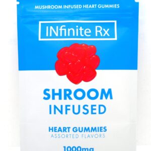 Buy INfinite Rx Shroom Infused Heart Gummies Edibles (1000mg) Online | Magic Mushrooms Dispensary