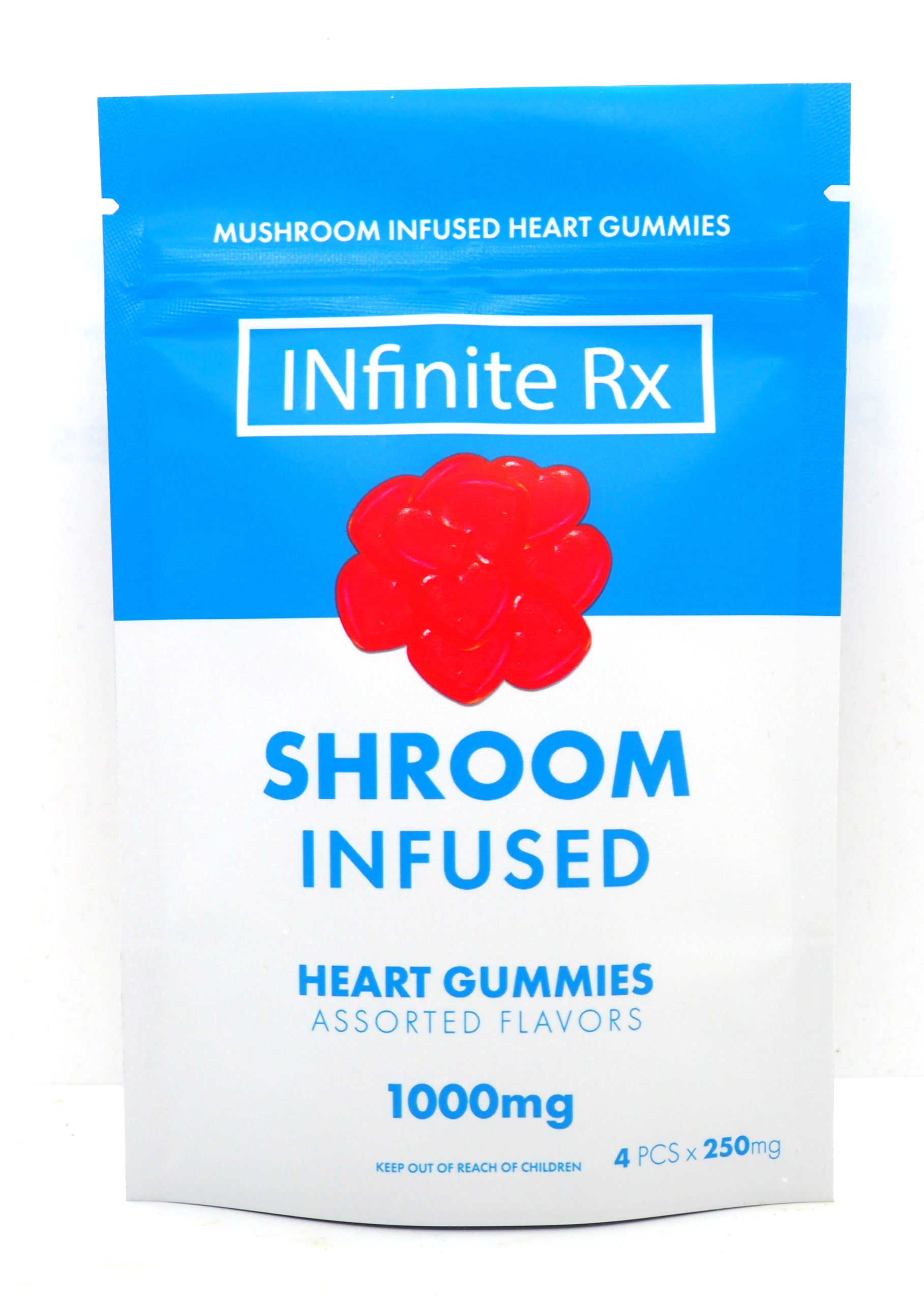Buy INfinite Rx Shroom Infused Heart Gummies Edibles (1000mg) Online | Magic Mushrooms Dispensary