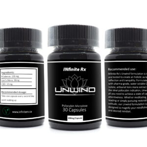 Buy INfinite Rx (Unwind) Microdosing Psilocybin & CBD Capsules Online | Magic Mushrooms Dispensary